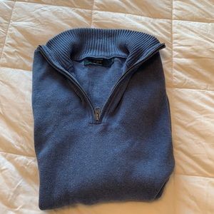 J Crew half zip sweater.